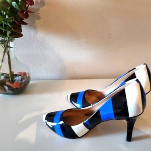 Black and Blue Women's Dress Shoes